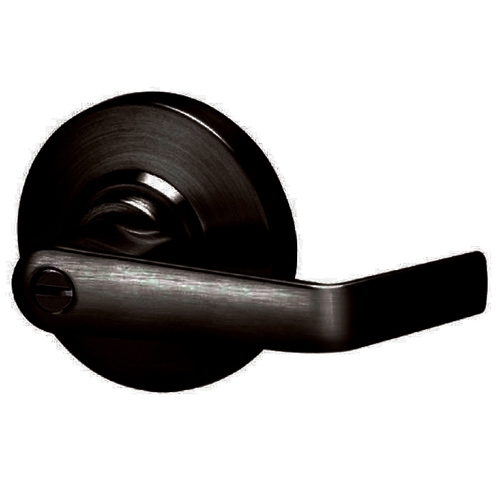 ALX40 Saturn Bath/Bedroom Privacy Lock Aged Bronze