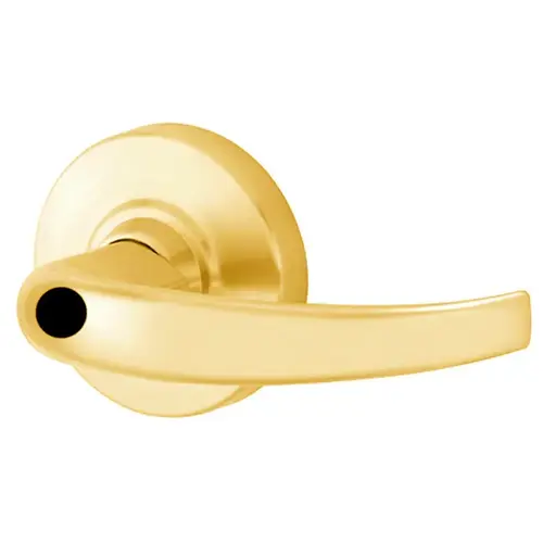 ALX80L Sparta Storeroom Lock Bright Polished Brass