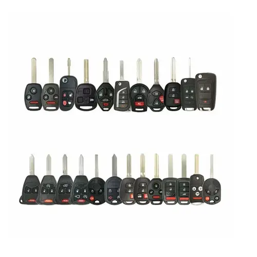 Keyless2Go STARTER4 Starter Pack of Replacement Version 1 + Version 2 Remote Head Keys