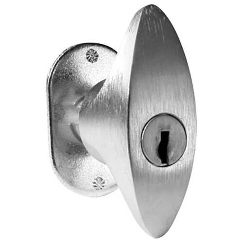 Handle/Knob Lock Satin Chrome