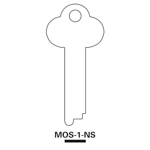 Jet MOS-1-NS-JET Key Blank