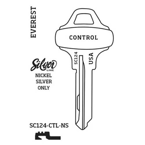 Jet SC124-CTL-NS-JET Key Blank