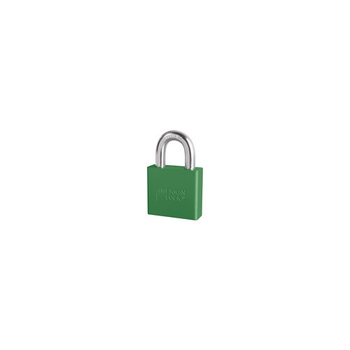 Aluminum Padlock Green