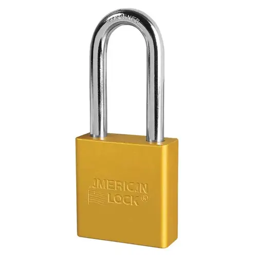 Aluminum Padlock Yellow