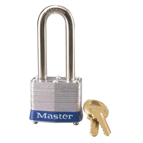 Laminated Steel Padlock Blue