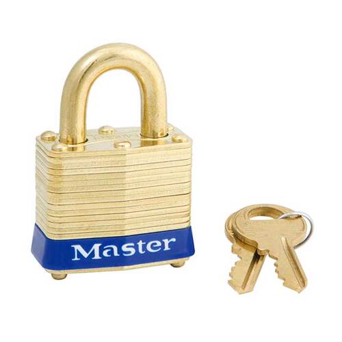 Laminated Brass Padlock