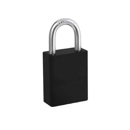 Aluminum Body Padlock Black