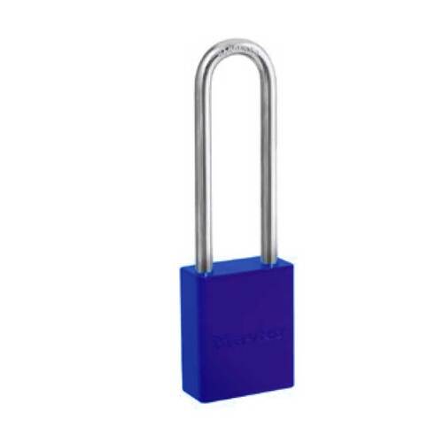 Aluminum Body Padlock Blue