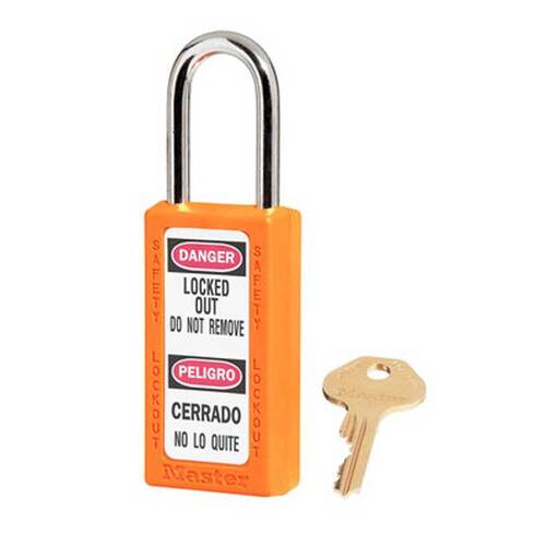 Zenex Safety Padlock Orange