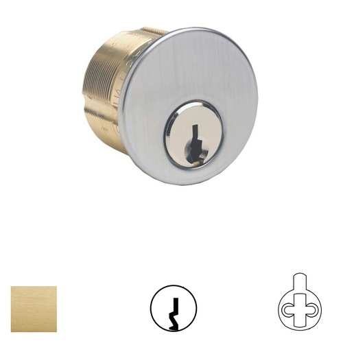 Mortise Cylinder Satin Brass