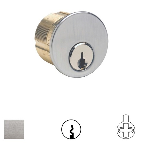 Mortise Cylinder Satin Chrome