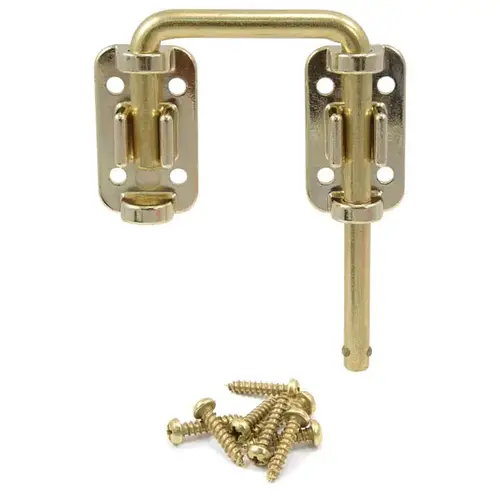 Engert Latch Bolt 20SDL-B Patio Door Drop-in Security Latch Bolt Brass Plated