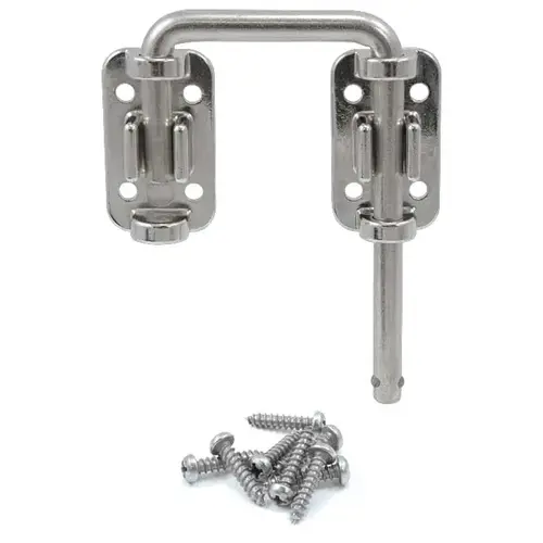 Engert Latch Bolt 20SDL-N Patio Door Drop-in Security Latch Bolt Nickel Plated