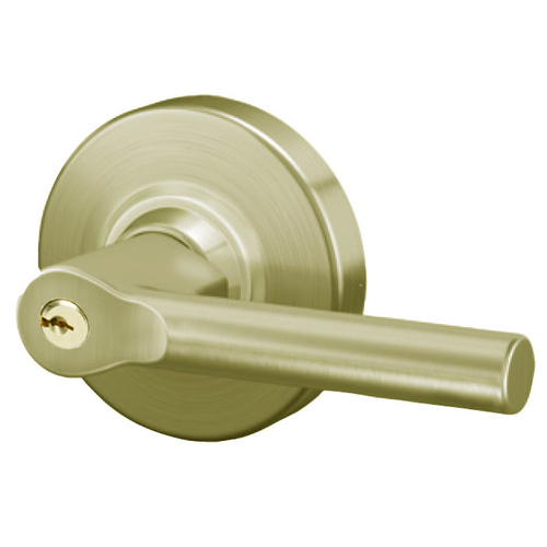 ALX50P6 Broadway Entrance/Office Lock Satin Brass