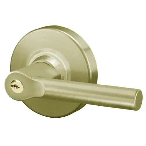 ALX53P6 Broadway Entrance Lock Satin Brass