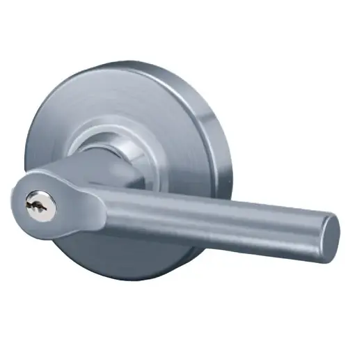 ALX50P6 Broadway Entrance/Office Lock Bright Polished Chrome