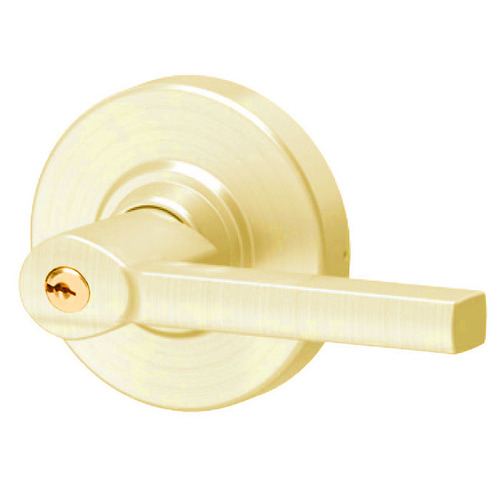 ALX50P6 Latitude Entrance/Office Lock Bright Polished Brass