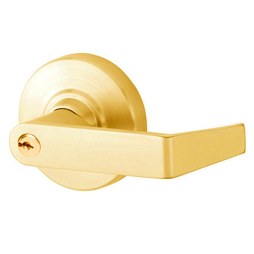 ALX70P6 Rhodes Classroom Lock Bright Polished Brass