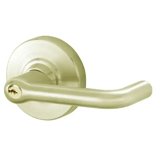 ALX53P6 Tubular Entrance Lock Satin Brass