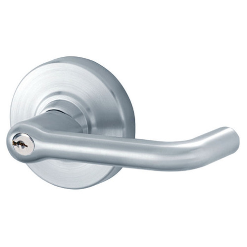 ALX53P6 Tubular Entrance Lock Bright Polished Chrome