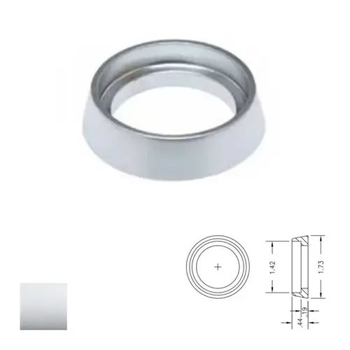 Cylinder Collar Bright Polished Chrome