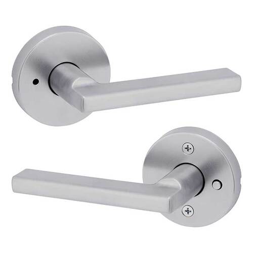 Halifax Privacy Lever Satin Chrome