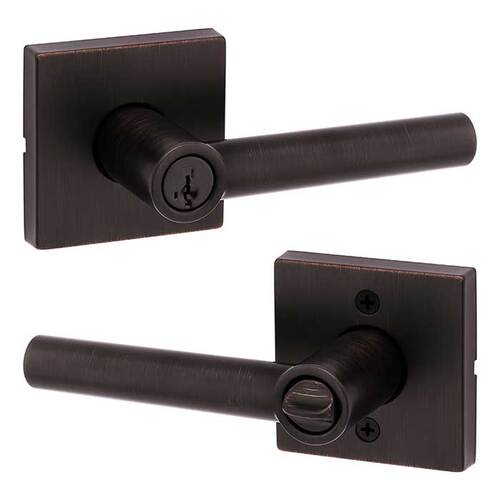 Milan Keyed Entry Lever Venetian Bronze