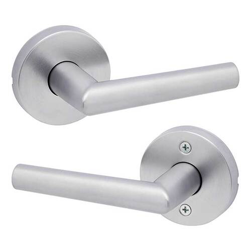 Milan Passage Lever Satin Chrome