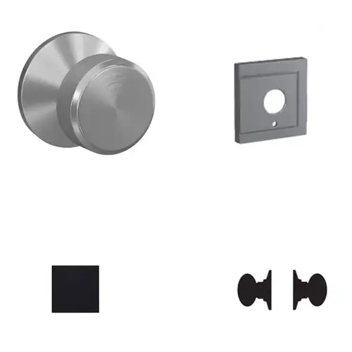 FC172 Custom Non-Turning Knob Set Matte Black