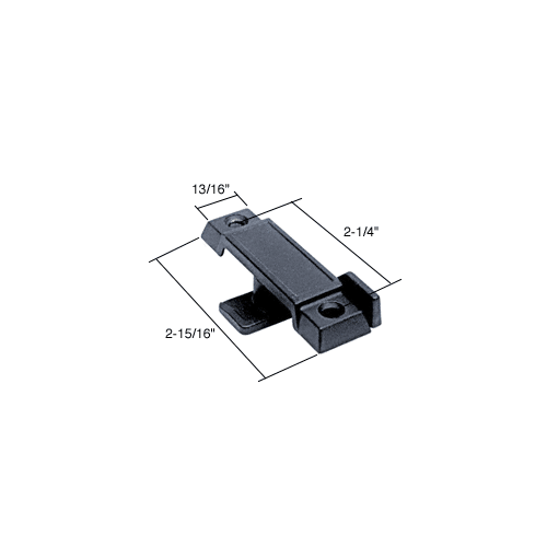 Black Window Sash Lock with 2-1//4/" Screw Holes for Krestmark Single Hung Windows