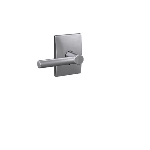 FC21 Custom Combined Passage-Privacy Lever Set Satin Chrome