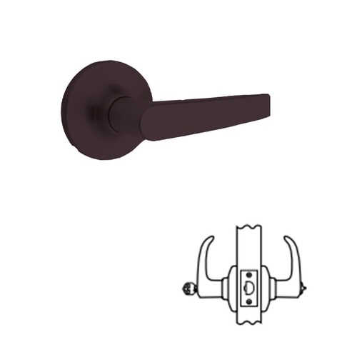 Winston Keyed Entry Lever Venetian Bronze