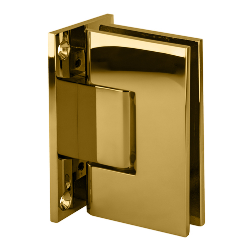 Polished Brass Vienna 037 Series Wall Mount Full Back Plate Hinge