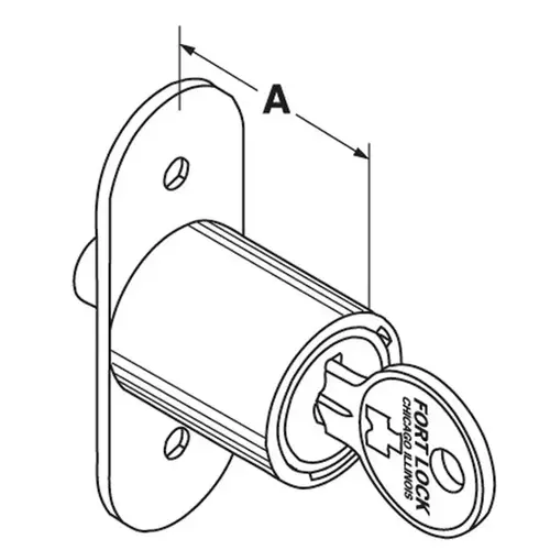 CompX Fort SD990-KA217 Plunger Lock