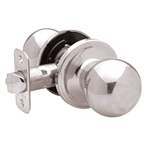 PLS K240-26D-2-3/4 Grade 2 Privacy Knob Lock Satin Chrome