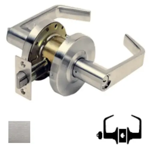 PLS L270-26D-2-3/4 Grade 2 Classroom Lever Lock Satin Chrome