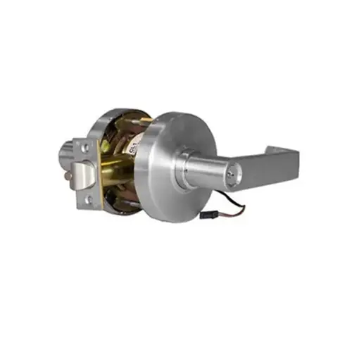 12V Fail Secure Electronically Unlock L6 Lever Current Reduction Request to Exit Satin Chrome