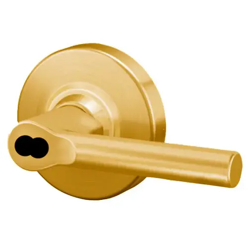 ALX80BDC Broadway Storeroom Lock Bright Polished Brass