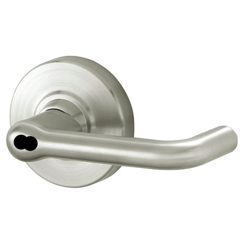 ALX80BDC Tubular Storeroom Lock Satin Nickel