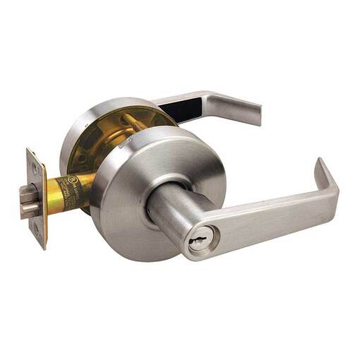 RL Series Cylindrical Lever Lock Satin Chrome