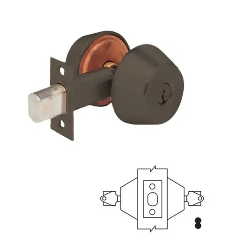 DB Series Grade 2 Deadbolt Oil Rubbed Dark Bronze