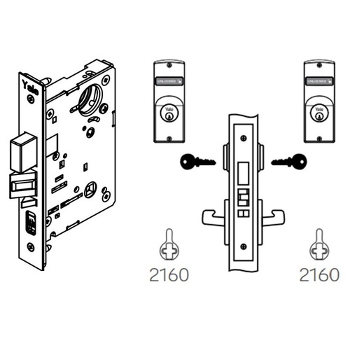 Mortise Lever Body,