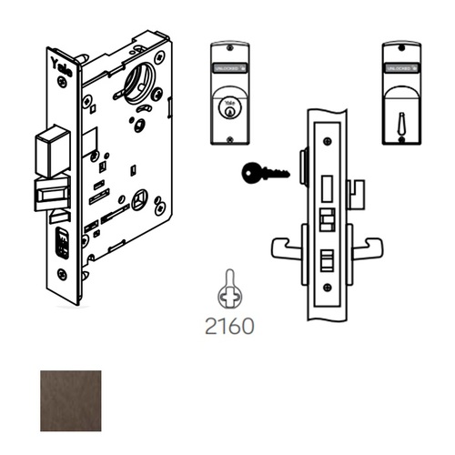 Mortise Knob Body, 8867, Dark Oxidized Satin Bronze