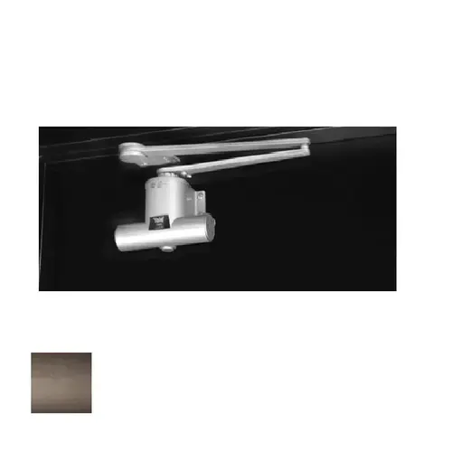 1900 Series Traditional Door Closer LH, Dark Bronze Painted