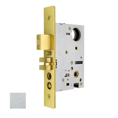 Estate Mortise Lock Body Satin Chrome