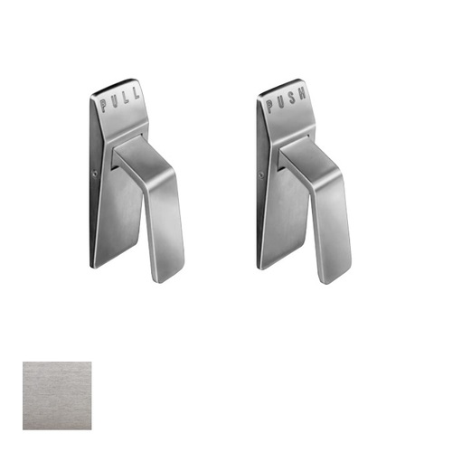 114 Hospital Latch For Push-Pull Door Satin Chrome