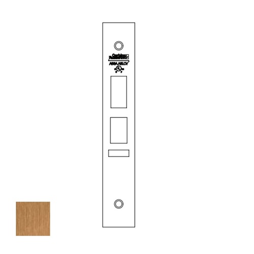 ML2000 Armored Front for Deadbolt, Latchbolt, Aux Latch Satin Bronze