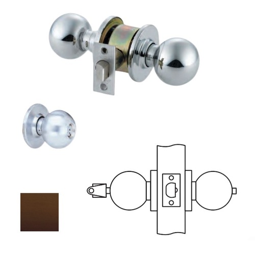 MK Series Cylindrical Knob Locks Oil Rubbed Dark Bronze