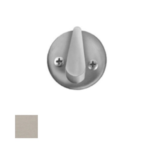 8800 Mortise Round Plate with Thumbturn with Screws, Satin Stainless Steel