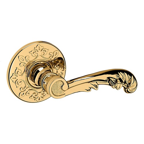 Estate Lever Set w/5019 Rose